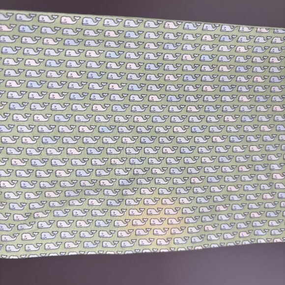 VINEYARD VINES Scarf Sash Womens OS Light Green Whale - Picture 7 of 7